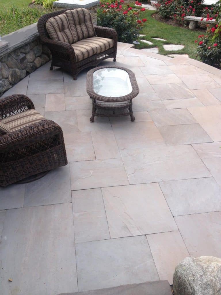 Flagstone Pattern - Autumn Brown Natural Cleft