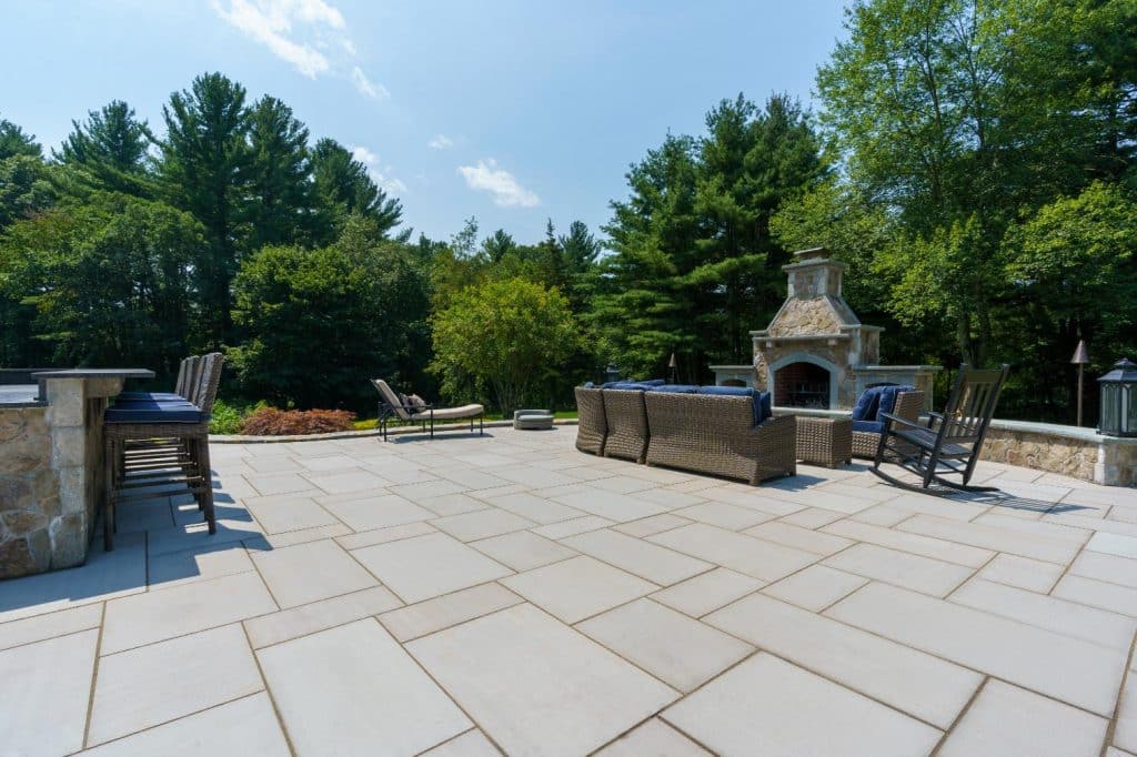 Flagstone Pattern - Blue Ice Thermal