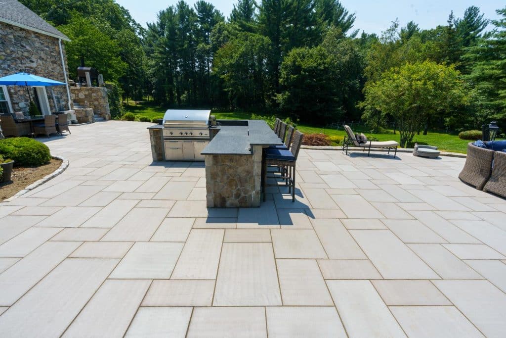 Flagstone Pattern - Blue Ice Thermal