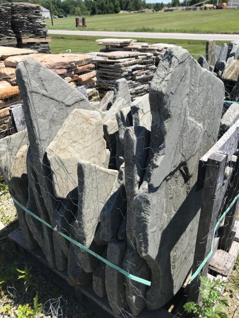 Flagstone Irregular Shapes - Bluestone Tumbled Full Color