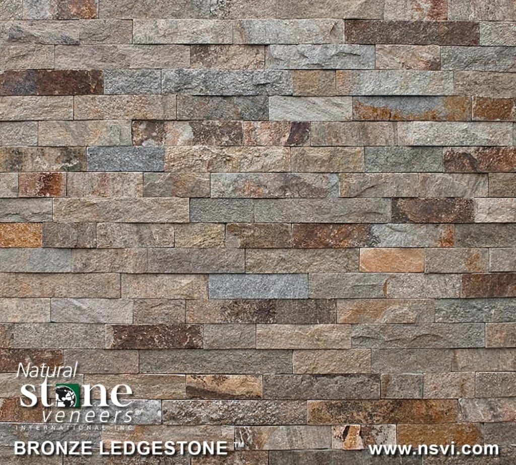 Building Stone Ledgestone - Bronze Ledgestone