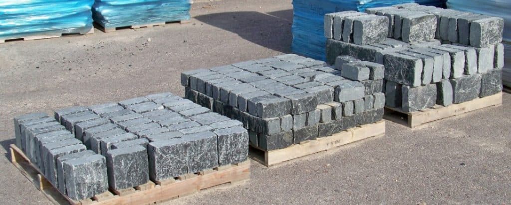 Cobble Granite Aqua Blue - Clay, Concrete, Porcelain, & Stone Pavers