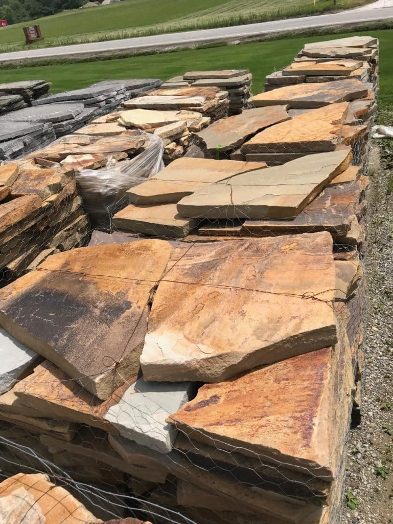 Flagstone Irregular Shapes - Crab Orchard Brown