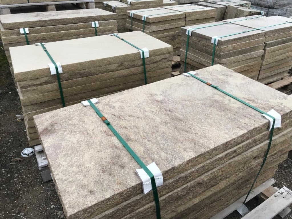 Flagstone Pattern - Harvest Gold