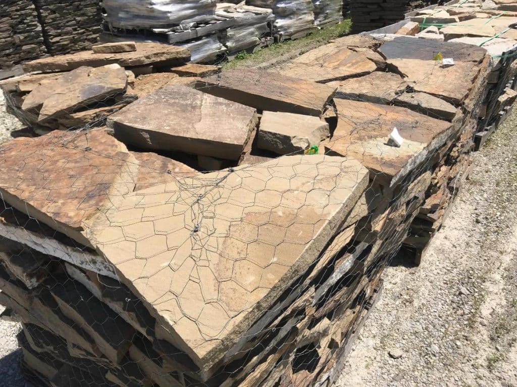 Flagstone Irregular Shapes - Meadow Ridge Brown