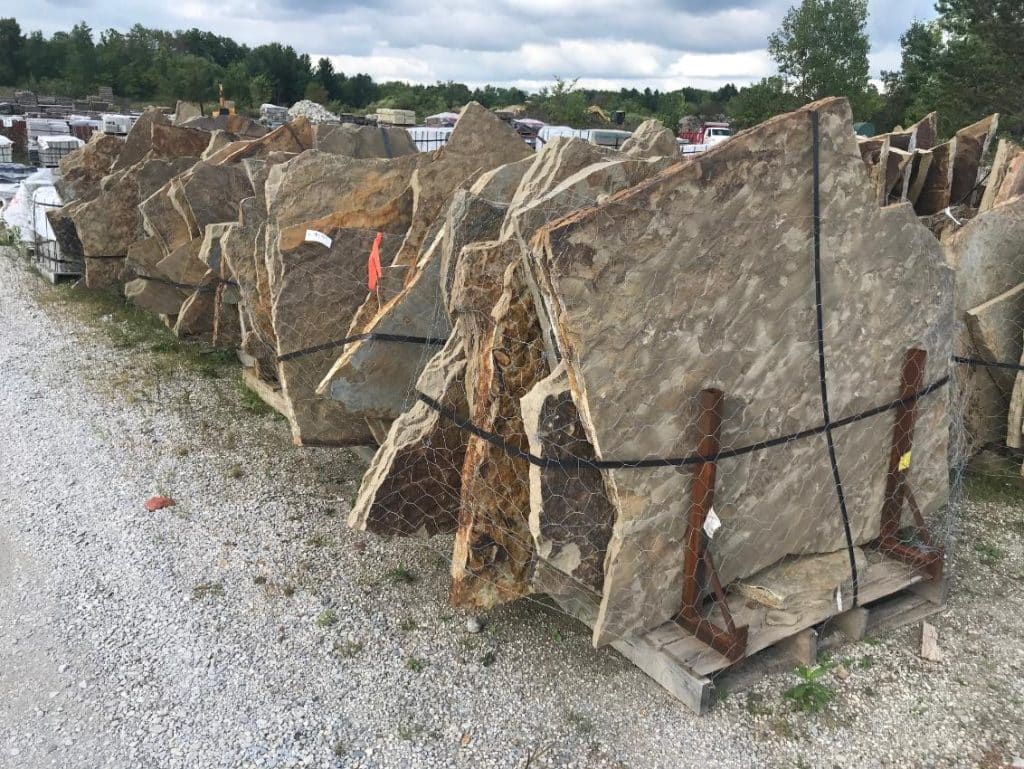 Flagstone Irregular Shapes - Meadow Ridge Slab Brown