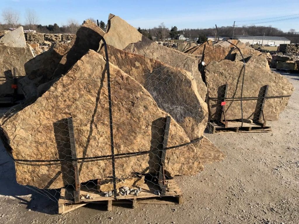 Flagstone Irregular Shapes - Meadow Ridge Slab Brown