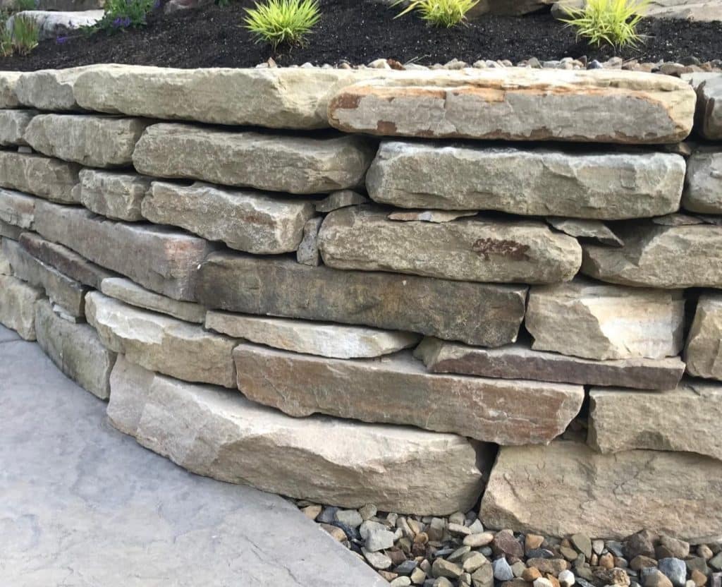 Wallstone - Meadow Ridge Tumbled Brown