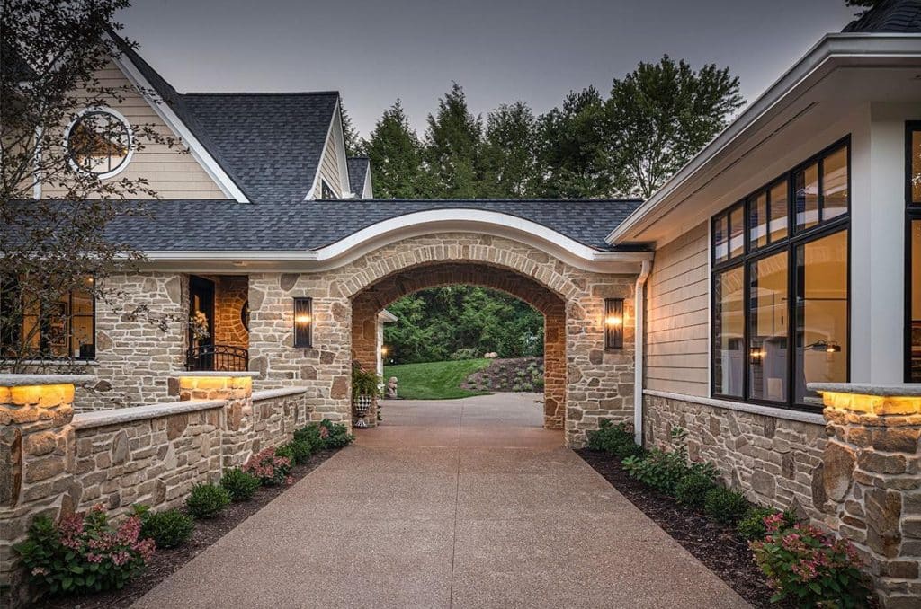 Building Stone Random Ashlar - Building Stone Random Ashlar - Meadow Ridge Tumbled Brown with Jumpers