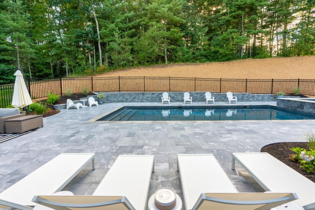 Flagstone Pattern - Misty Blue