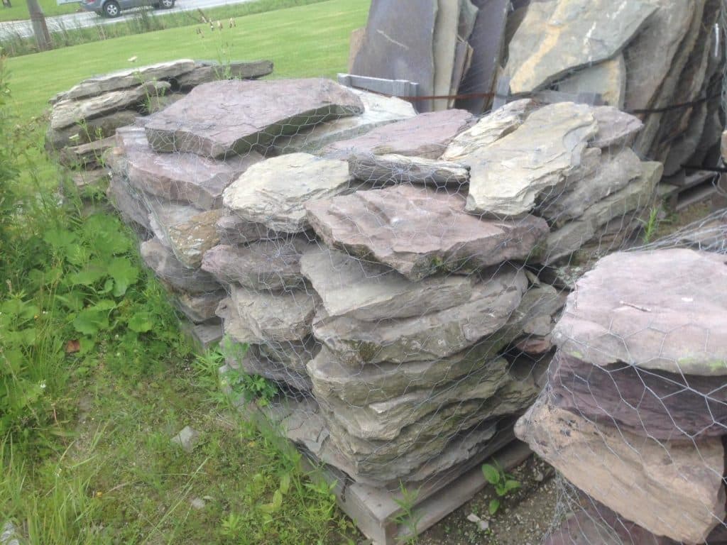 Flagstone Irregular Shapes - Moss Rock Garden Path