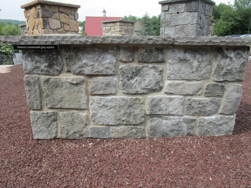 Building Stone Castlerock - Seneca Gray and Square Rec