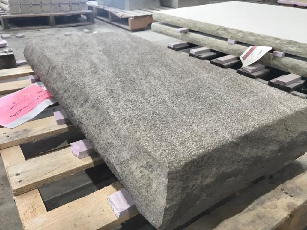 Step - Limestone Gray (Bush Hammered)